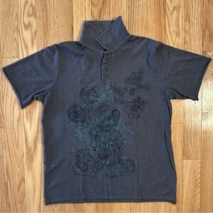 Disneyland Resort Walt Disney World Men's Dark Gray L Polo Shirt